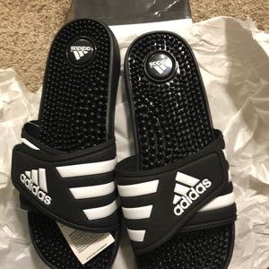 Womens Adidas Massage slides size 7